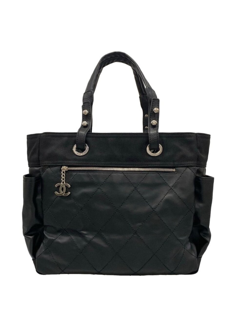 Chanel Tote Bag Paris Biarritz GM Black